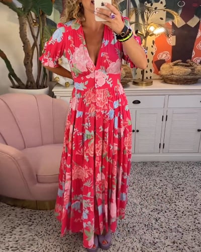 MOLLY - CASUAL PRINTED DRESS