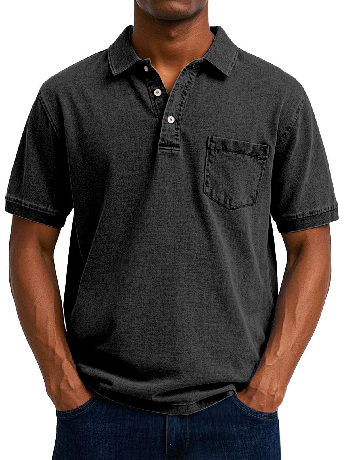 SEAN - CASUAL VINTAGE POLO SHIRT FOR MEN