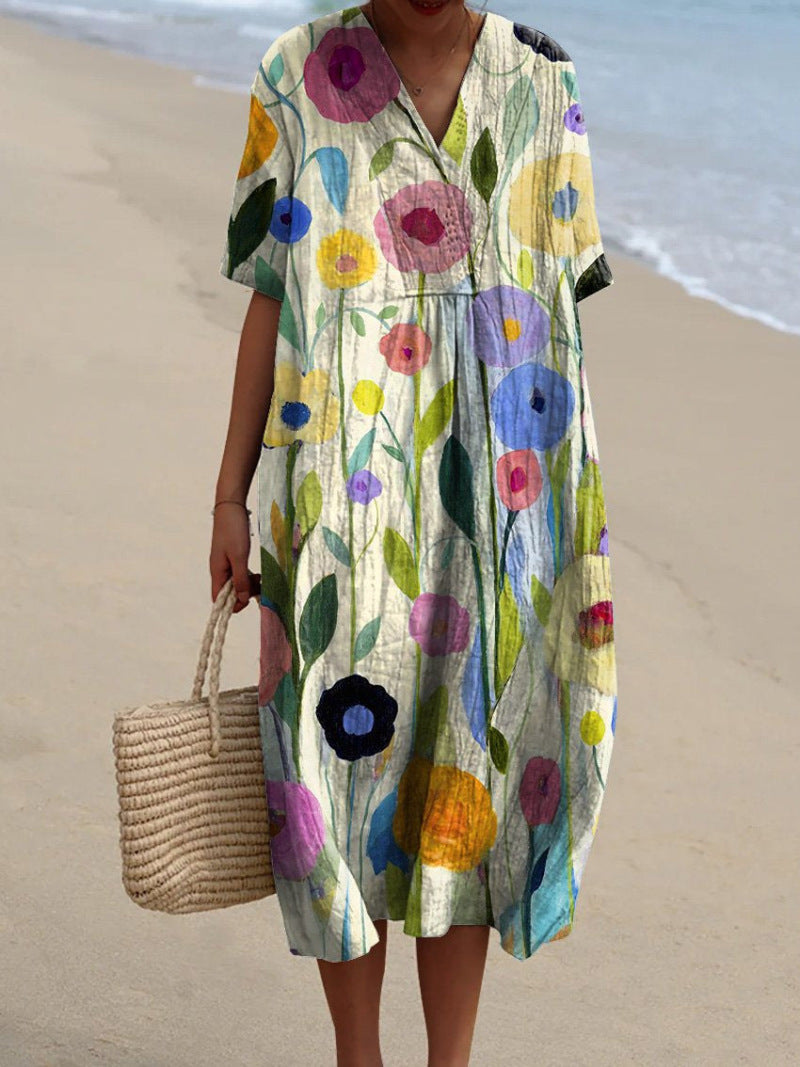 EMMA - DRESS WITH FLORAL PRINT