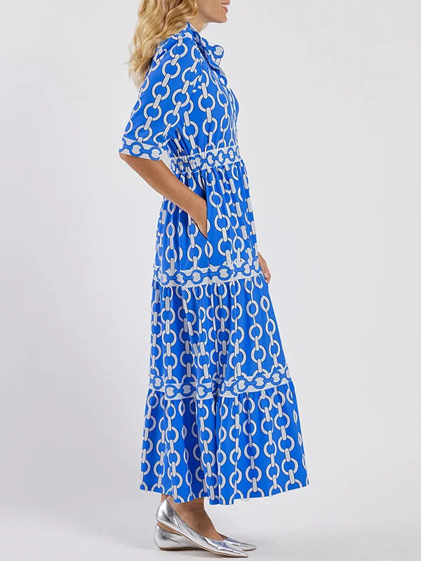 JULIETTE - CHAIN LINK MIDI DRESS