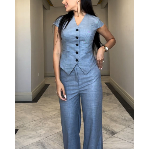 HANNAH - LINEN SHIRT AND PANTS SET