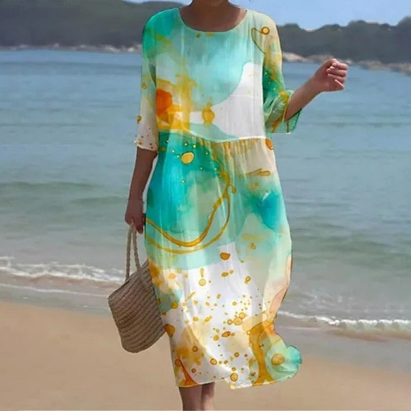 Linora - Women's Breezy Collared Summer Top
