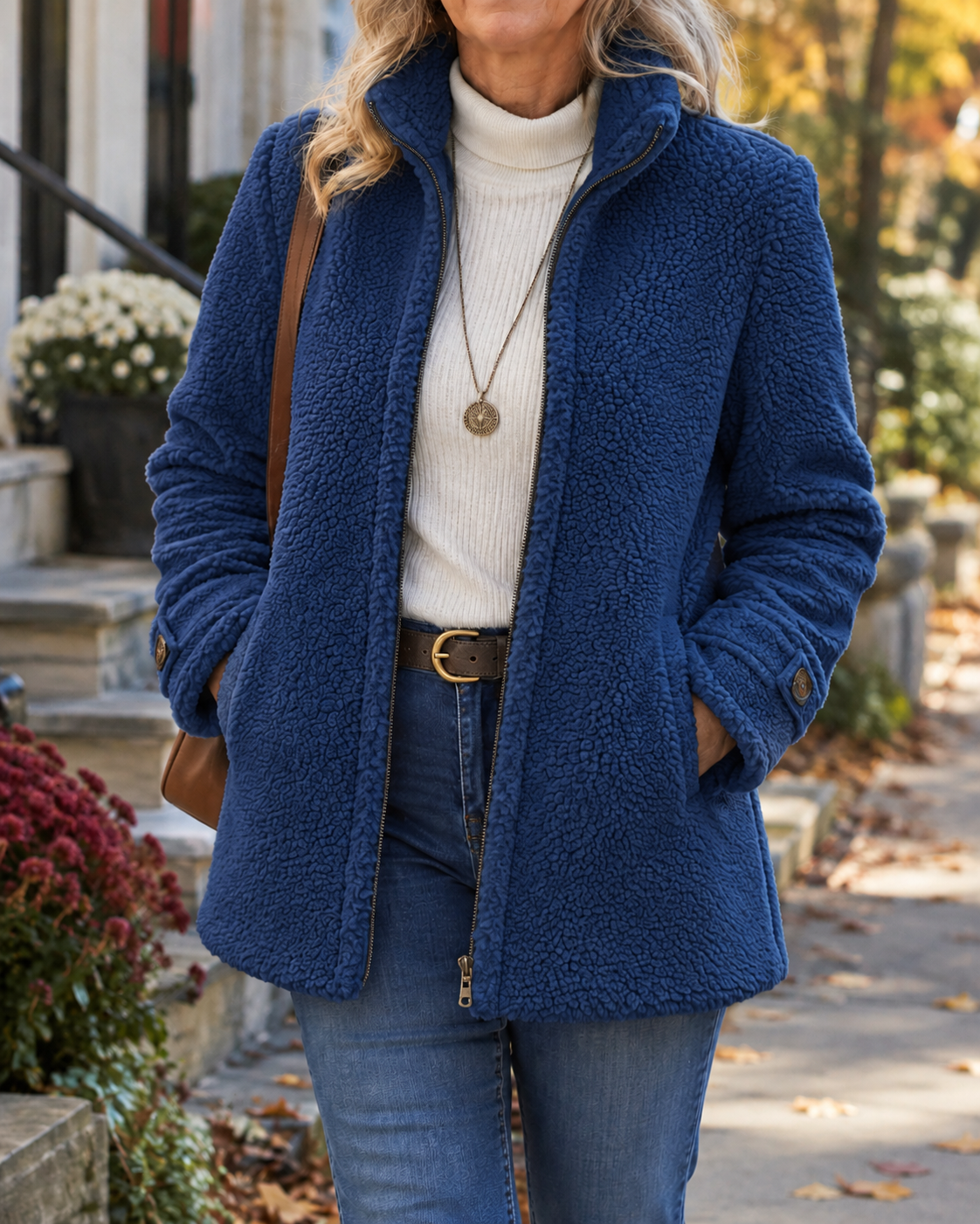 Rebecca - Cosy Stand Collar Jacket