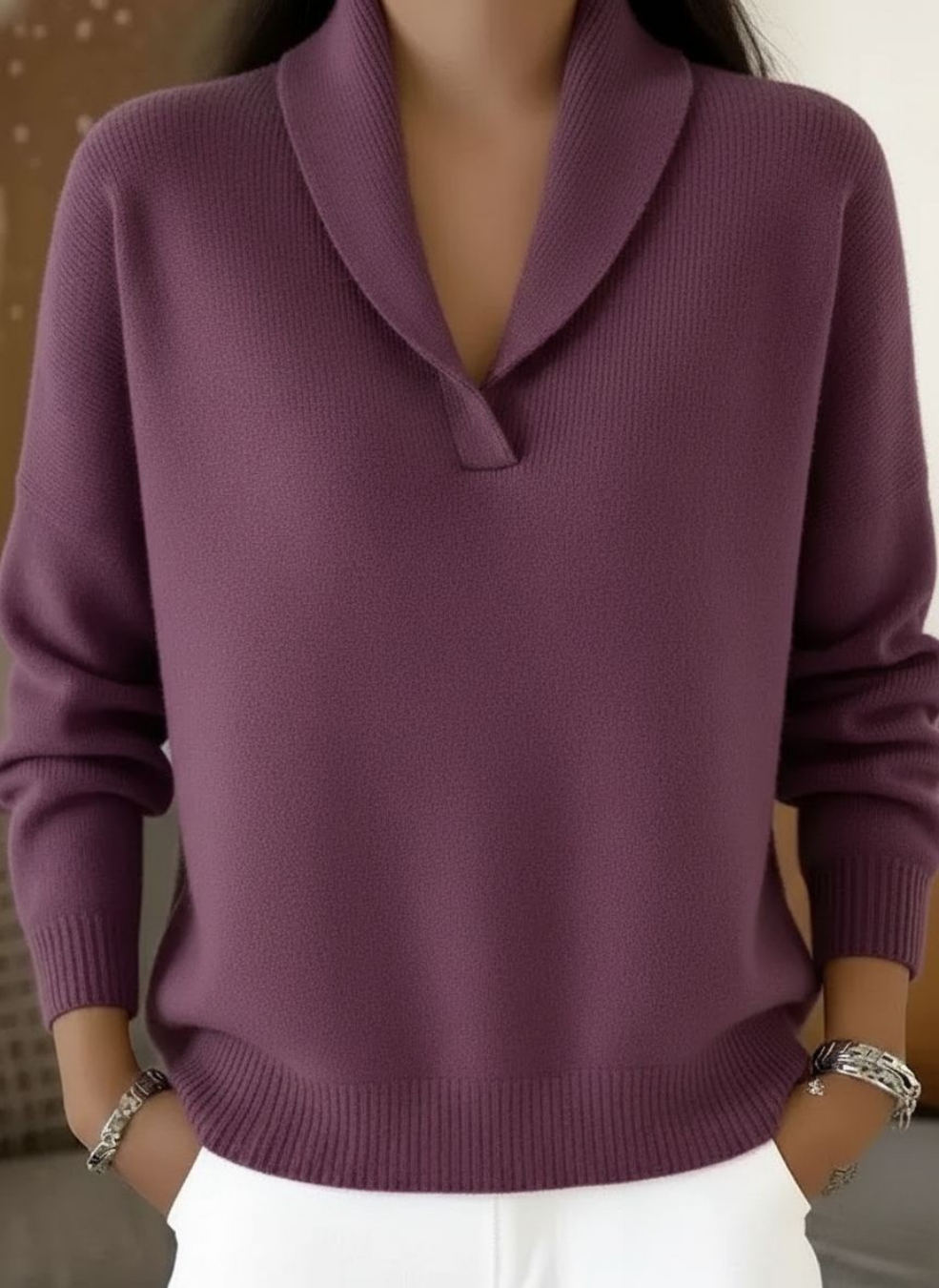 Valerie - V-Neck Jumper