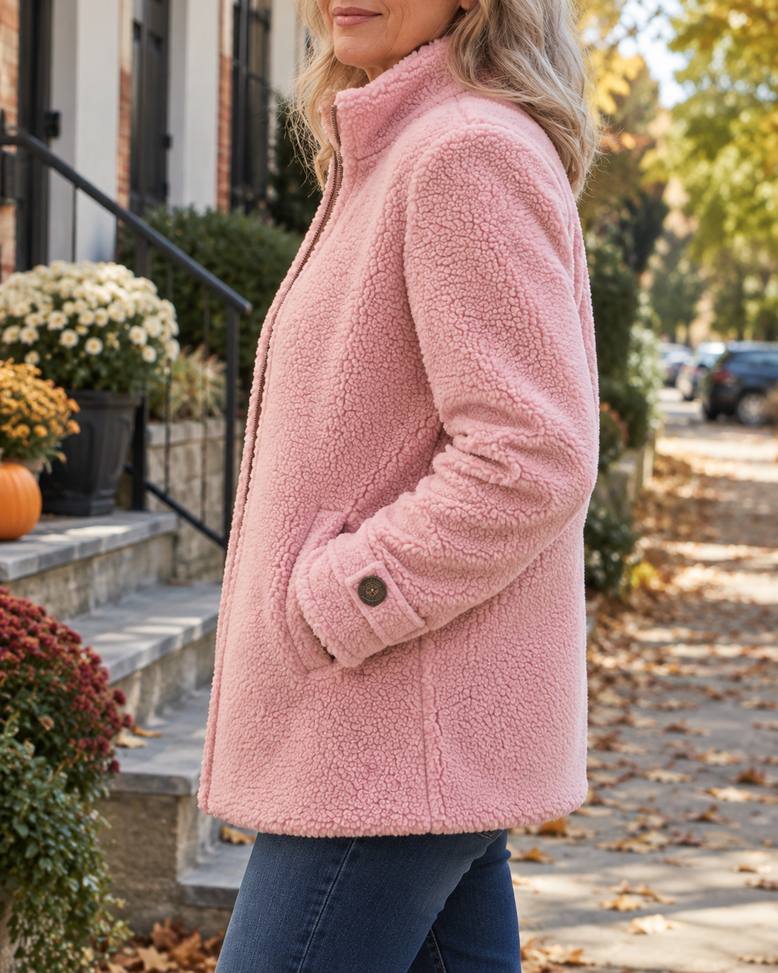 Rebecca - Cosy Stand Collar Jacket