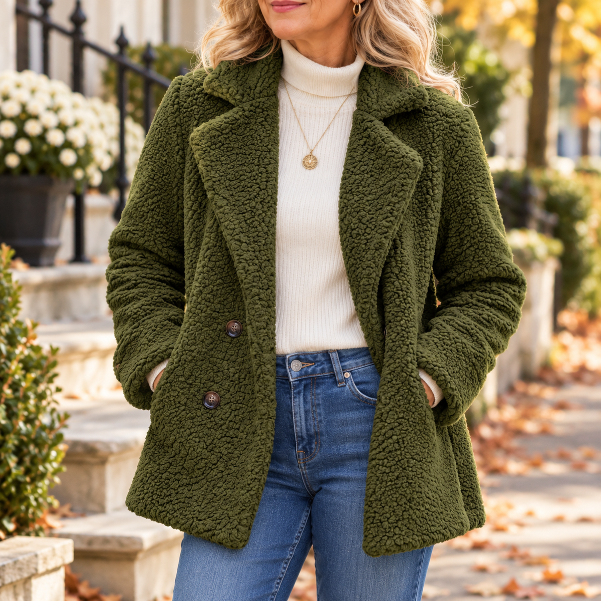 Iris - Cosy Jacket With Notch Collar