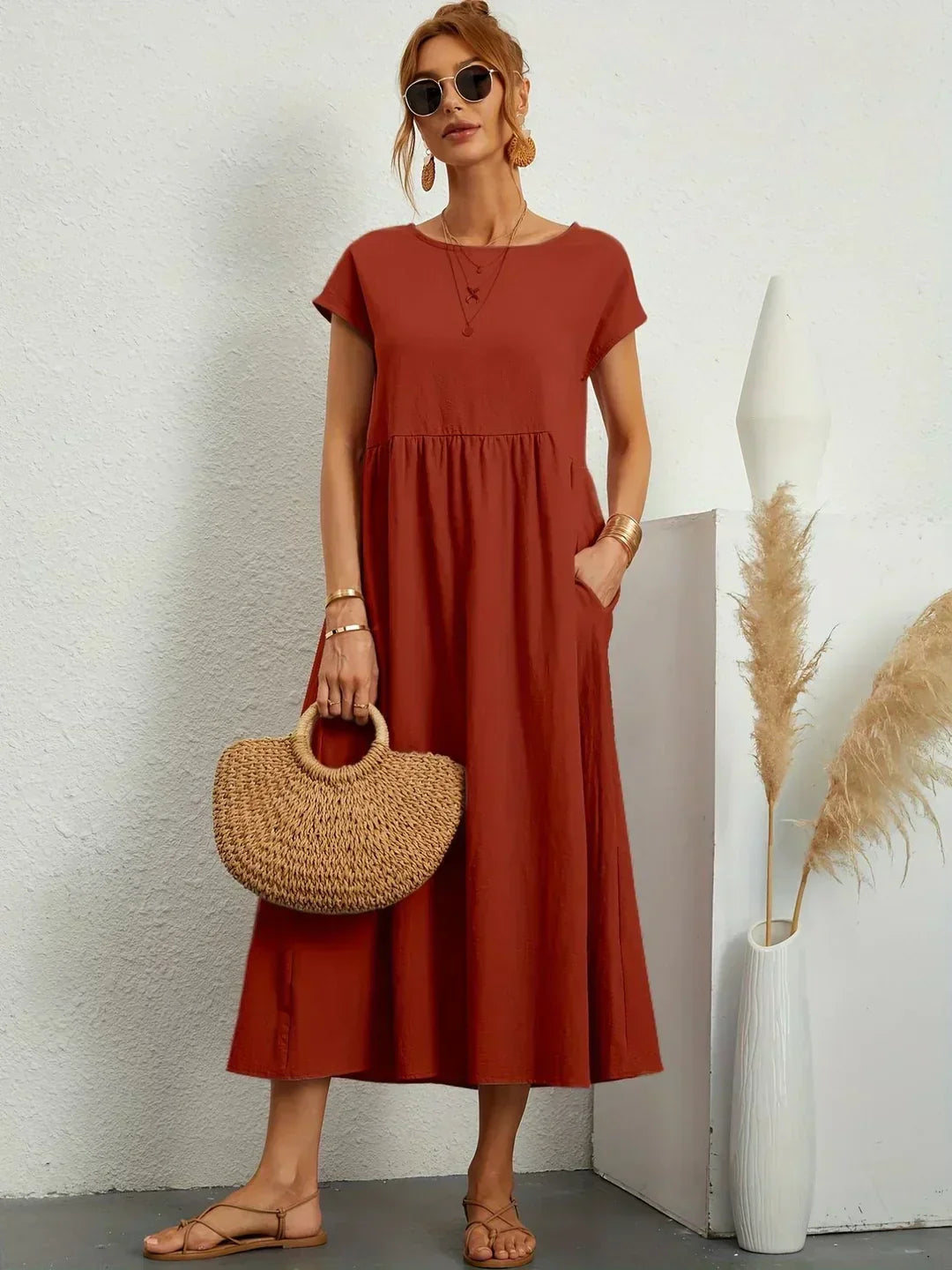 MATHILDE – SUMMER DRESS WITH POCKETS
