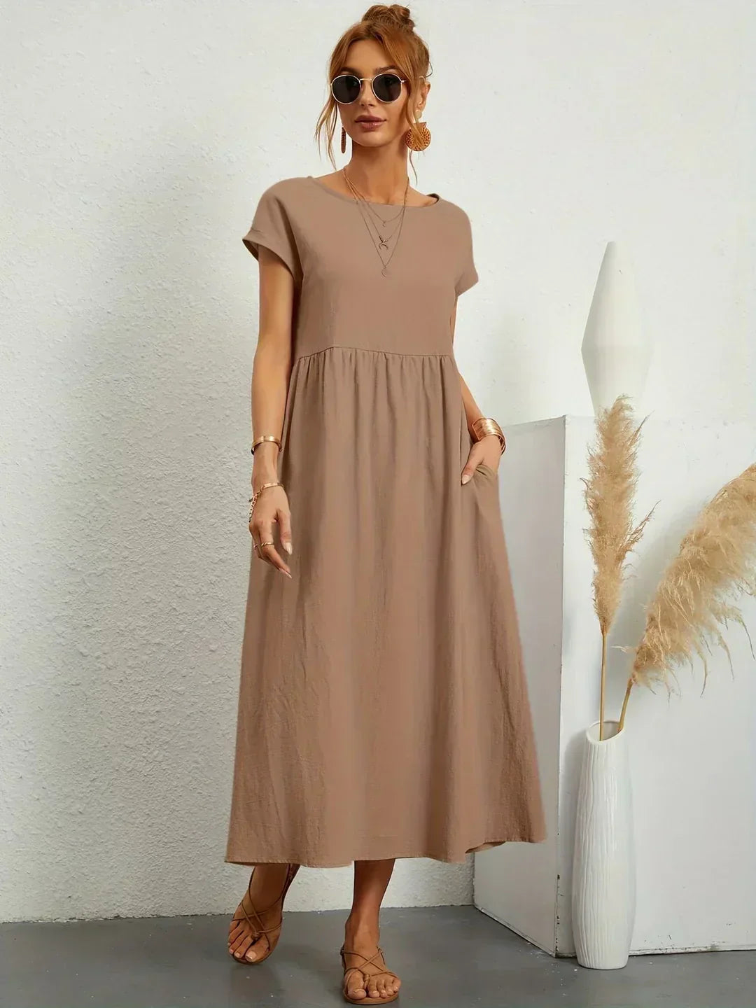 MATHILDE – SUMMER DRESS WITH POCKETS