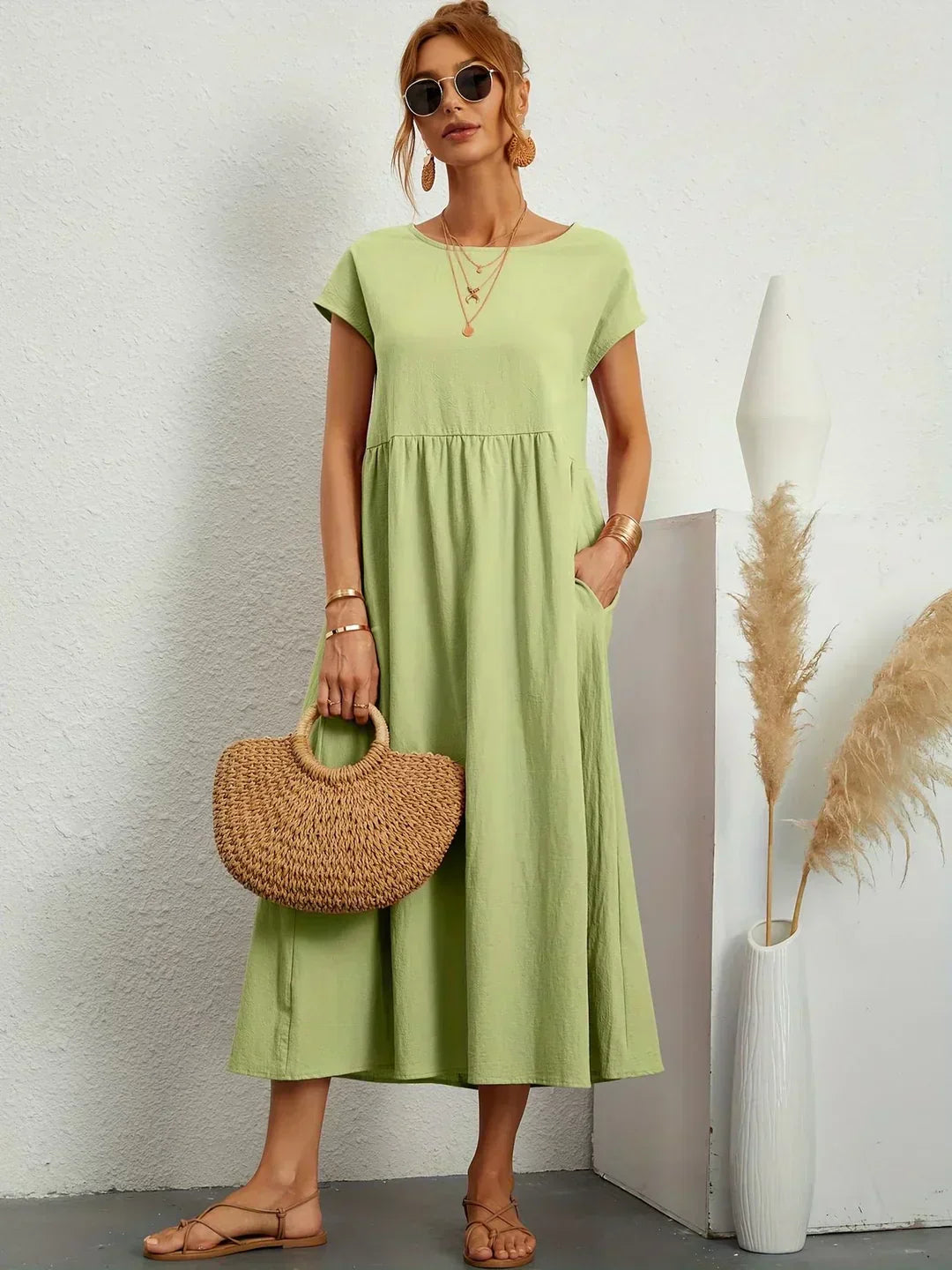 MATHILDE – SUMMER DRESS WITH POCKETS