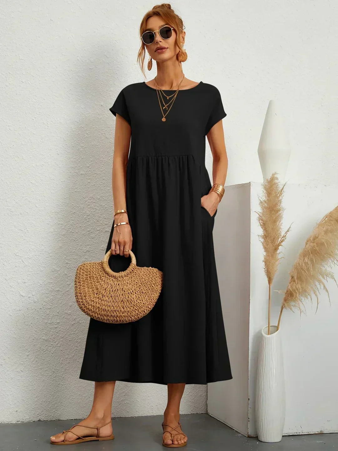 MATHILDE – SUMMER DRESS WITH POCKETS