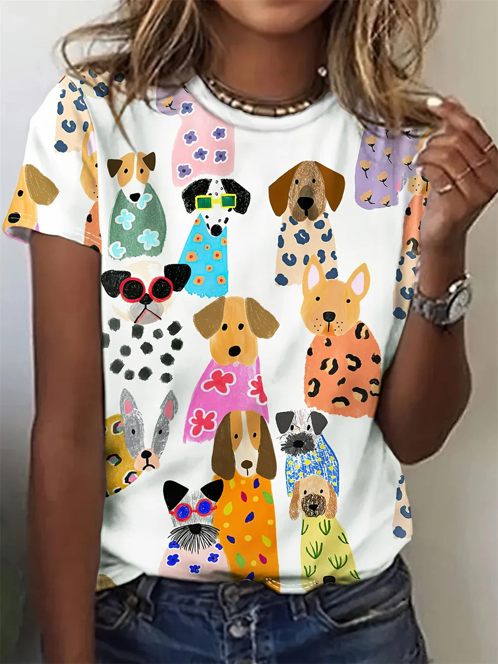 TYRA – SHIRT WITH ANIMAL PRINT