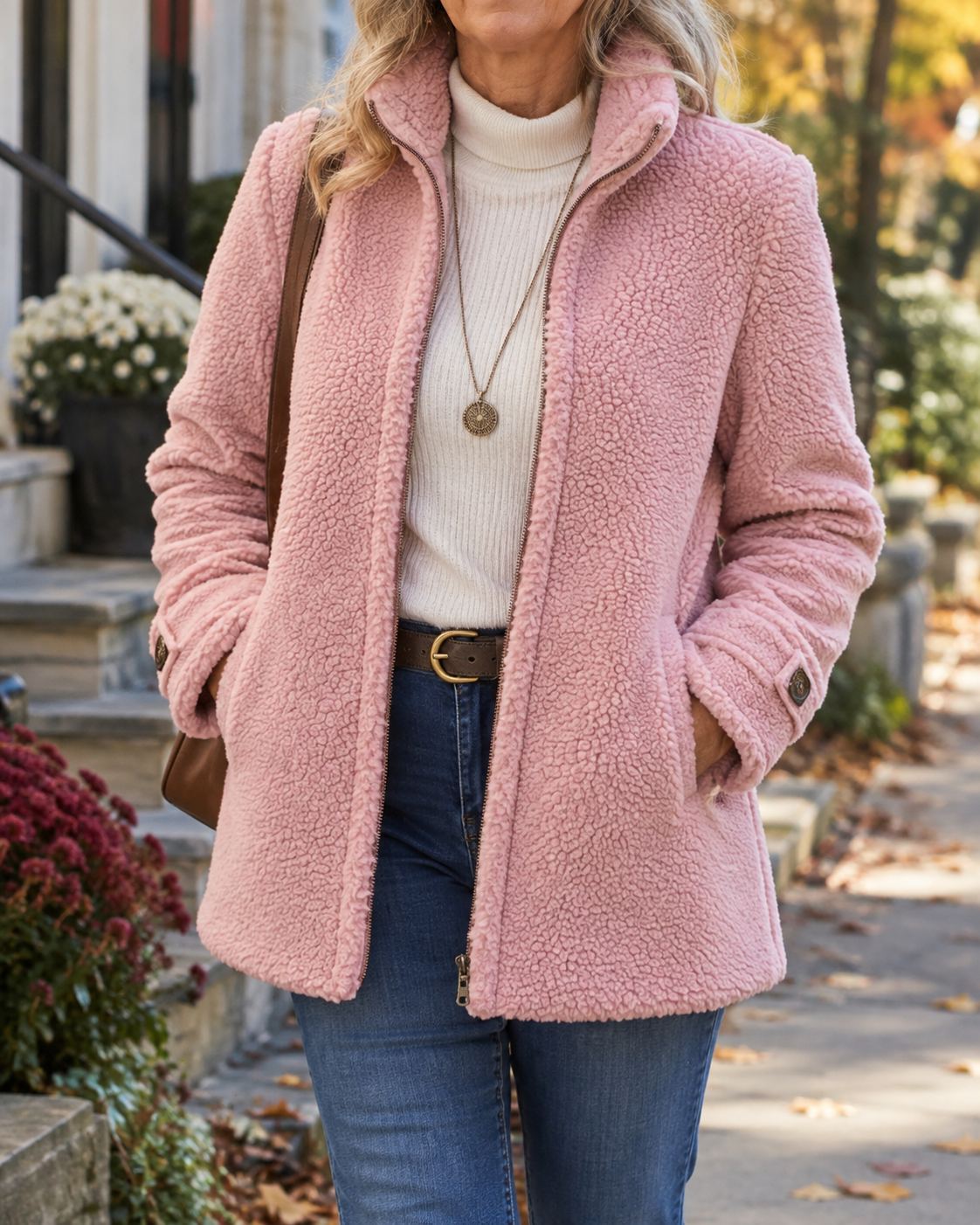 Rebecca - Cosy Stand Collar Jacket