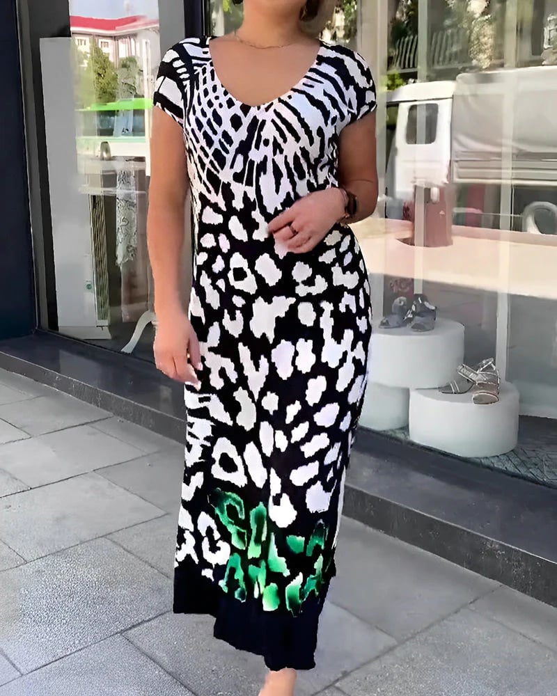ZOE - CASUAL SHORT SLEEVE DRESS