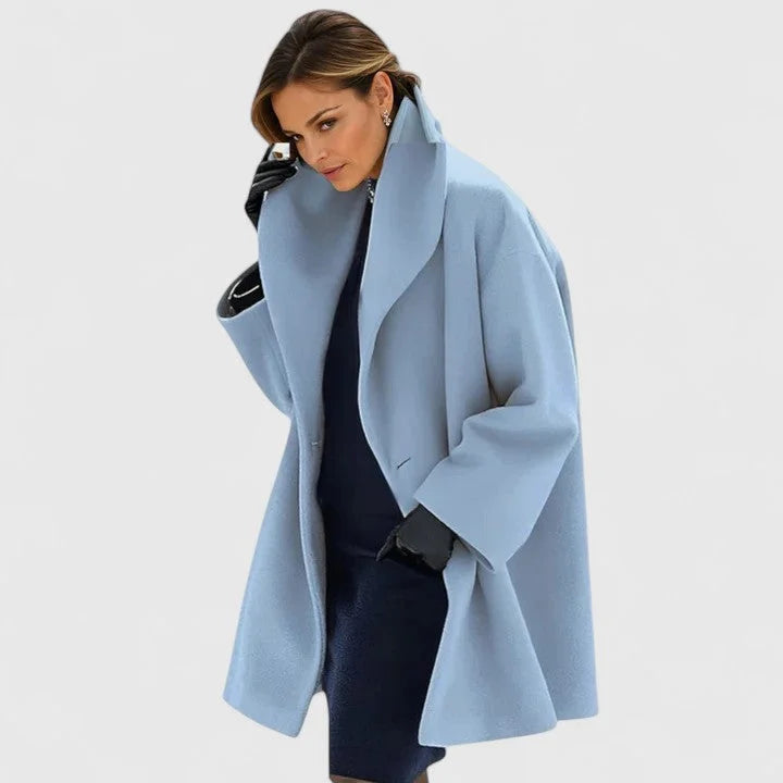 Amelia - Wool Shawl Collar Coat