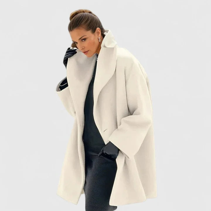 Amelia - Wool Shawl Collar Coat