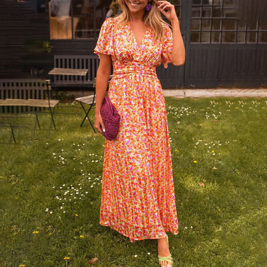 SHEILA - CLASSIC V-NECK DRESS